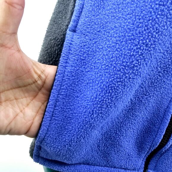 Woolrich John Rich & Bros Fleece Sleeveless Vest Blue & Gray Women's Size M 3315 - Picture 5 of 9